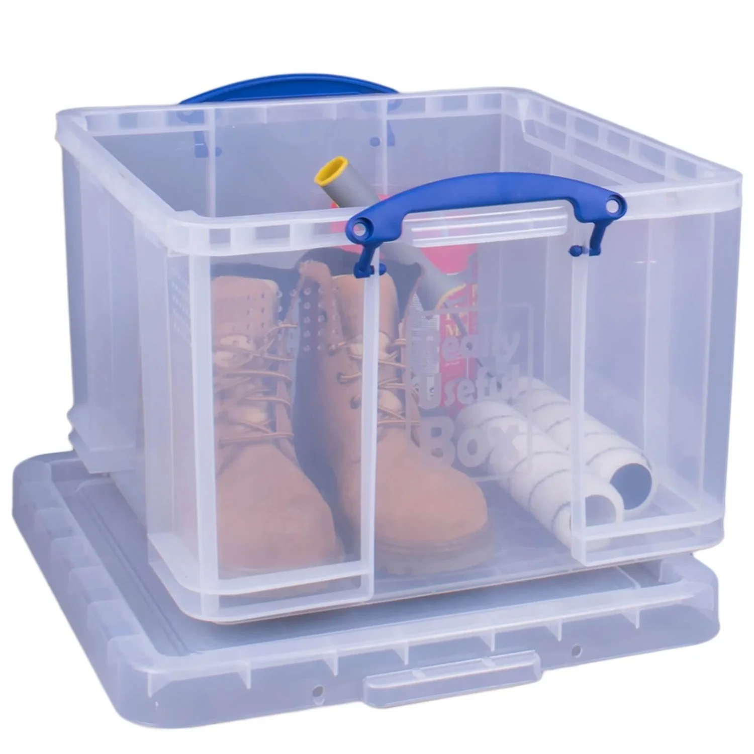 Really Useful Storage Box - Clear - 42L - Image 3