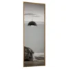 Classic Sliding Wardrobe Door Mirror With Oak Frame (W)762mm
