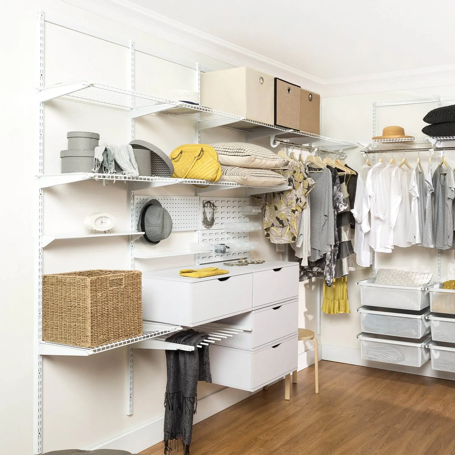 Wire Shelf - White - 122.5 X 33.5cm - Image 3