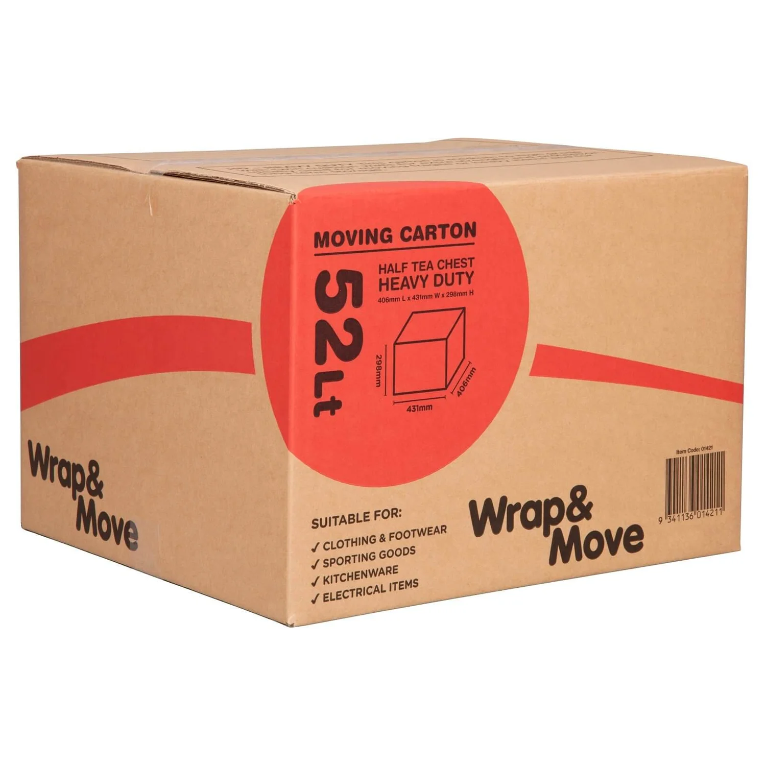 52L Moving Box Heavy Duty