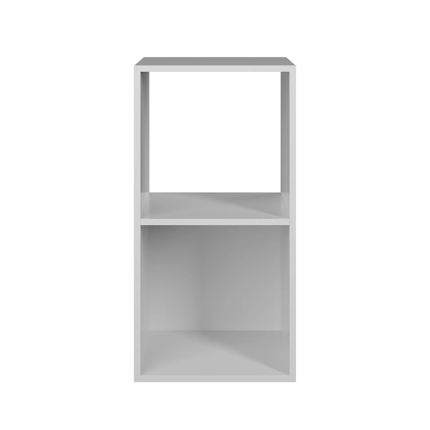 Compact Cube 2x1 Storage Unit - White - Image 3