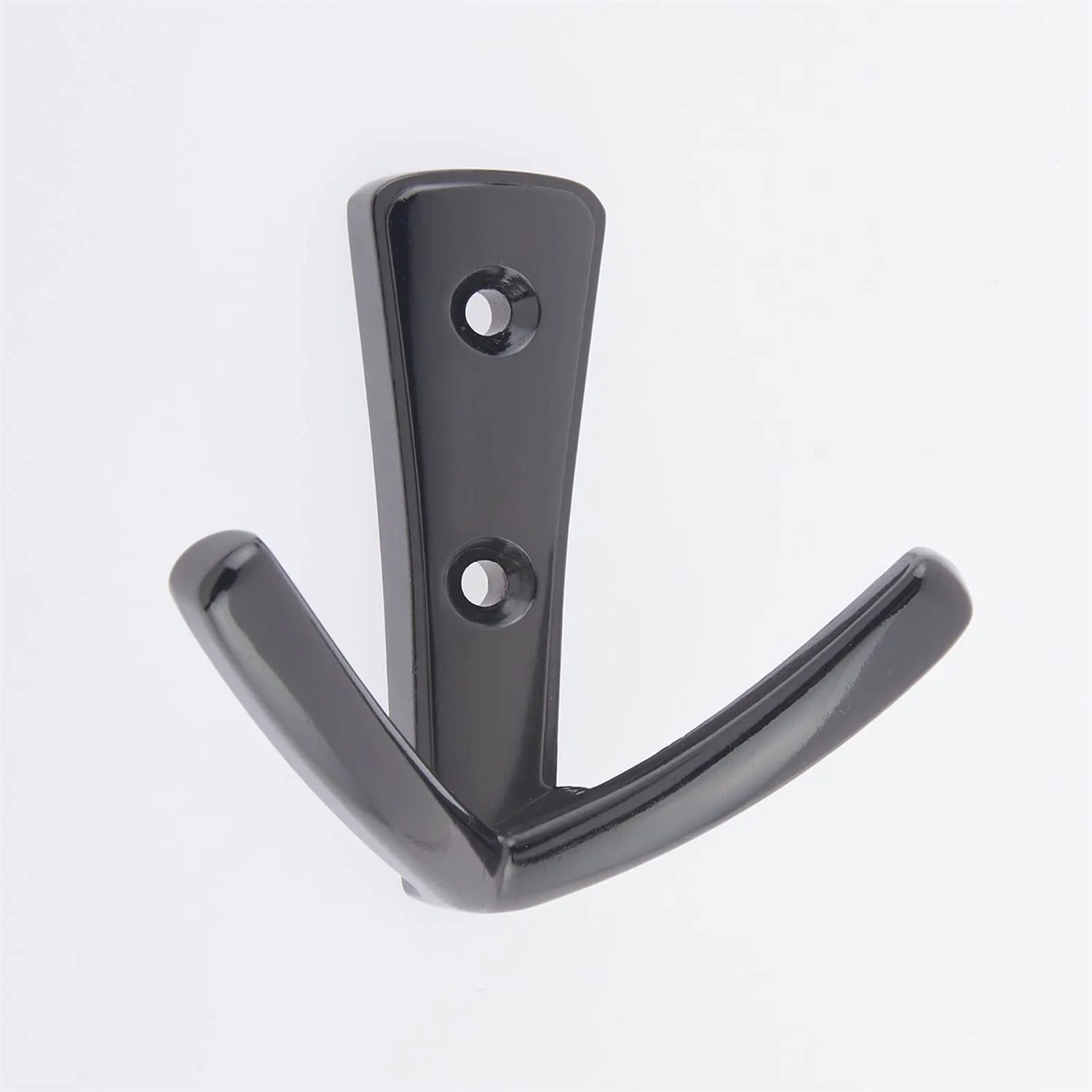 Modern Twin Hook - Black Nickel