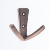 Modern Twin Hook - Antique Copper