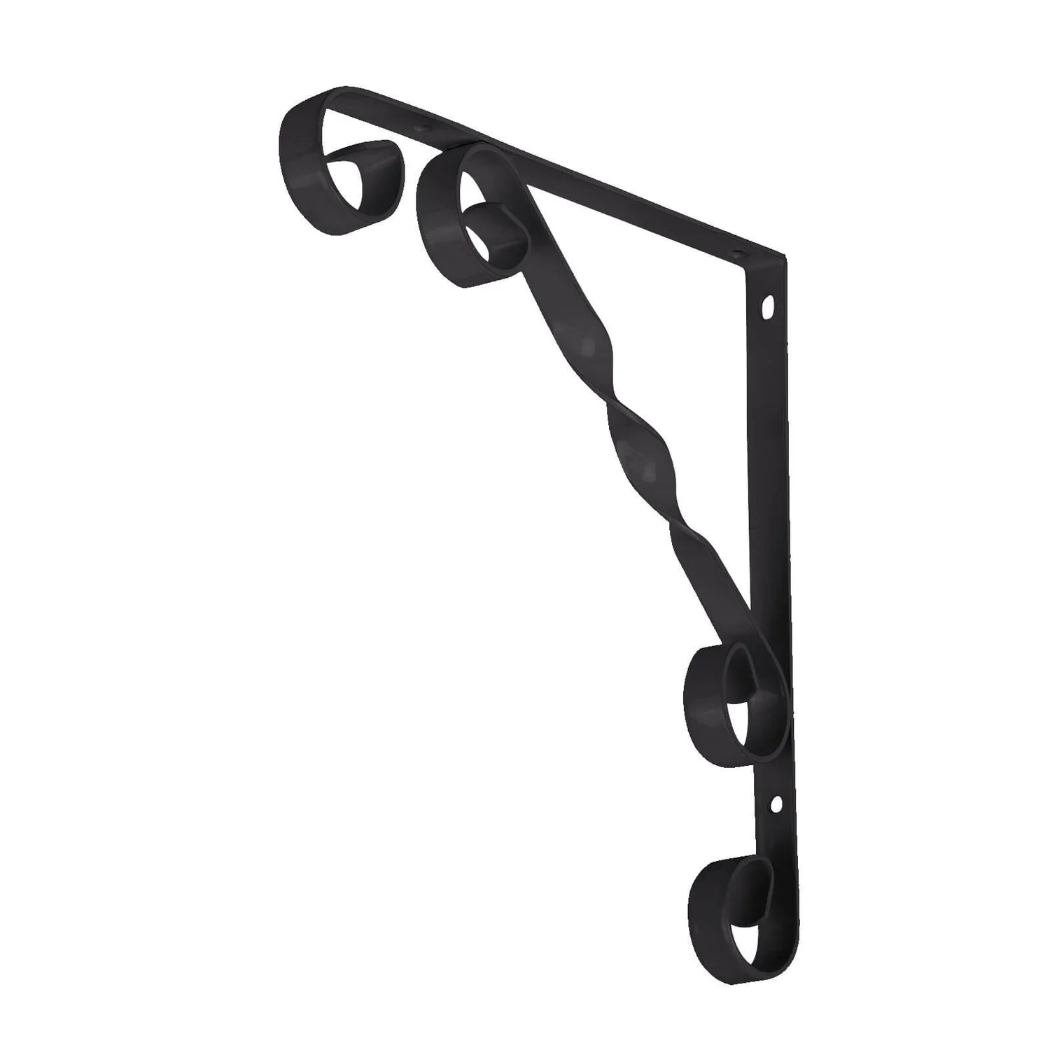 None Scroll Bracket - Black - 250x250mm