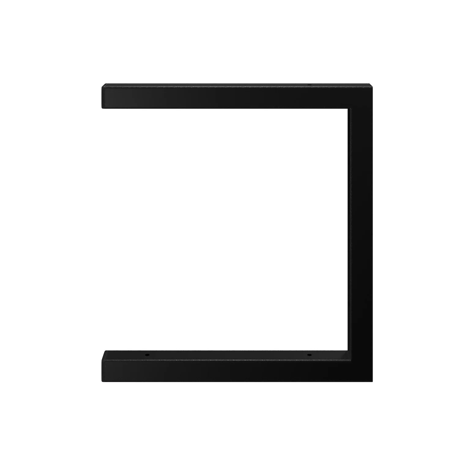 None Double U Shelf Bracket - Black - 330x300mm - Image 3