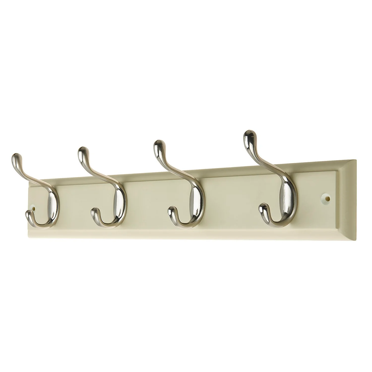 None Heavy Duty Hat & Coat Hook - 4 Hooks