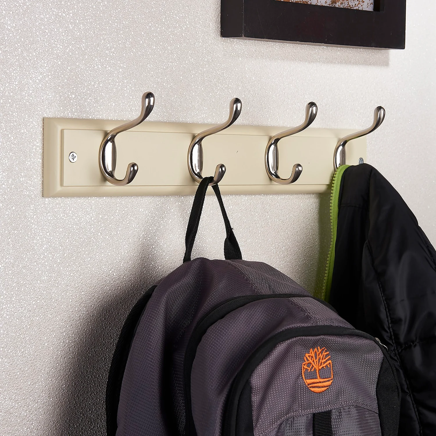 None Heavy Duty Hat & Coat Hook - 4 Hooks - Image 2