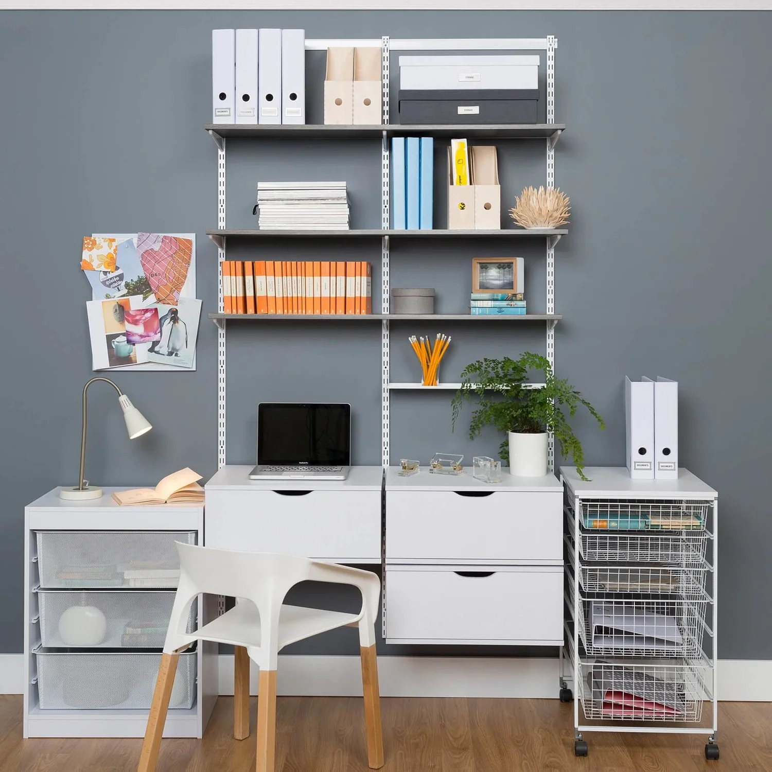 Shelf Grey Oak 900x16x300mm - Image 3