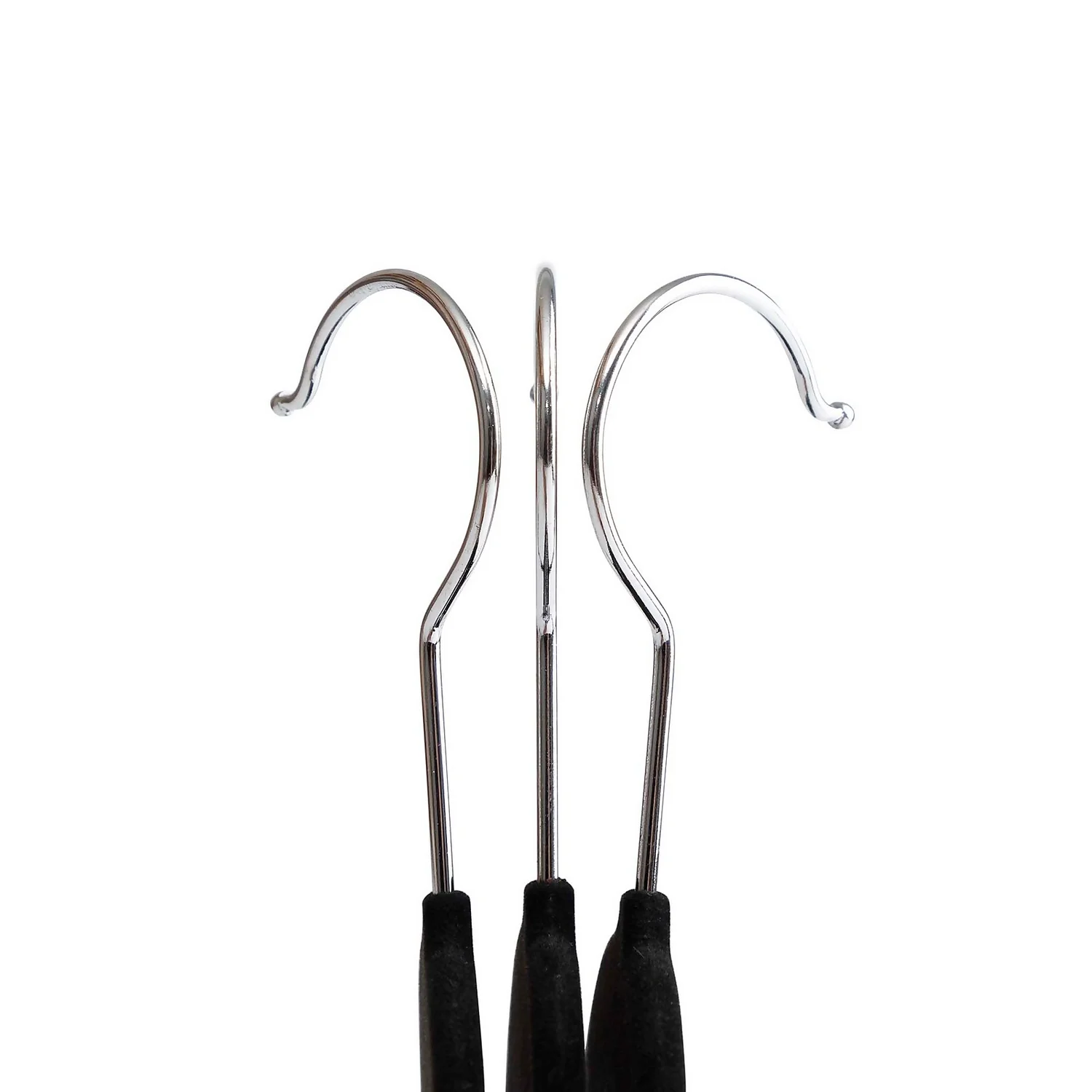 Black Velvet Clothes Hangers - 10 Pack - Image 3