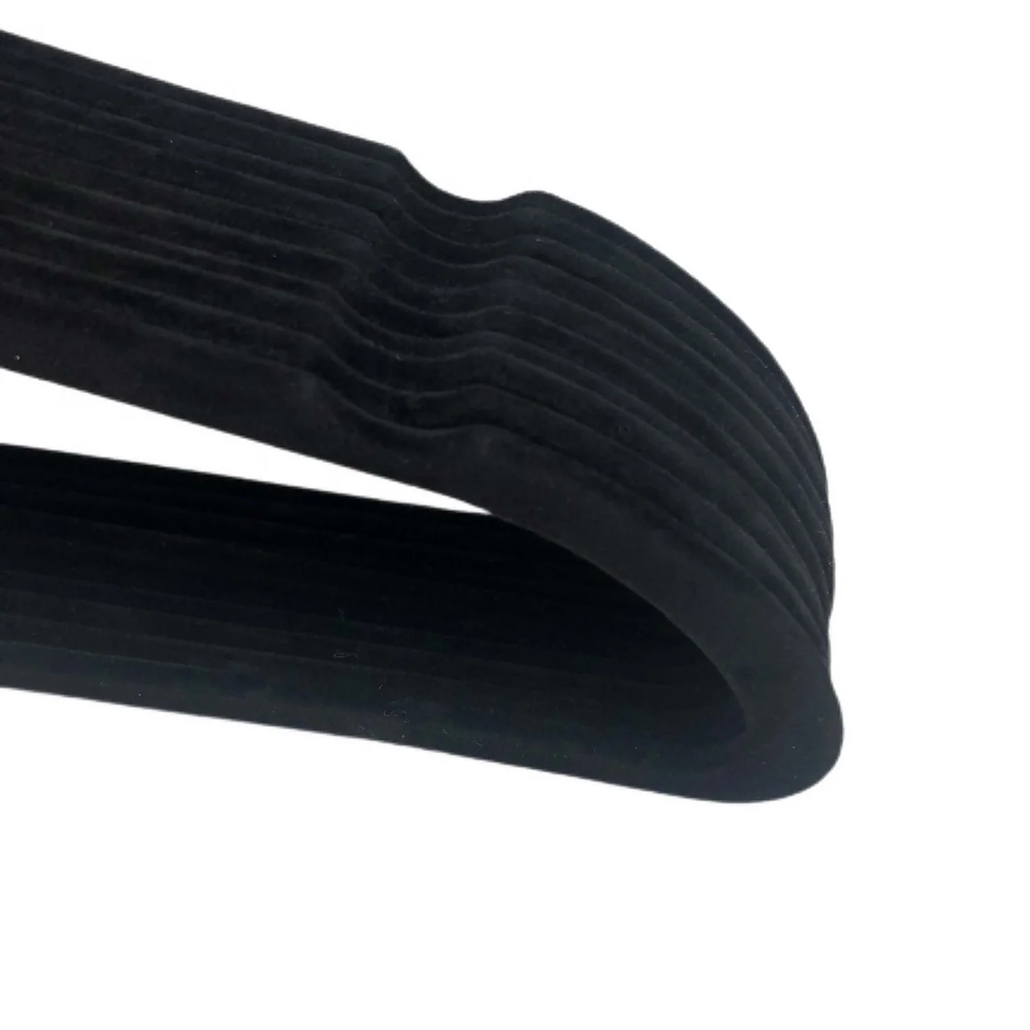 Black Velvet Clothes Hangers - 10 Pack - Image 5