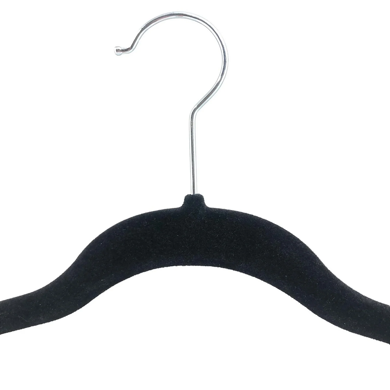 Single Black Velvet Trouser Hanger - Image 2