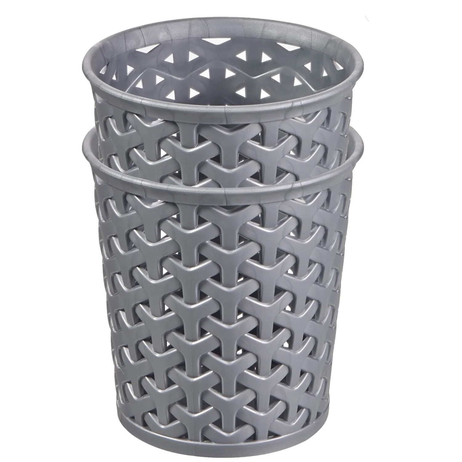 Curver My Style Large 1.6L Round Plastic Storage Organiser - Grey - Image 4