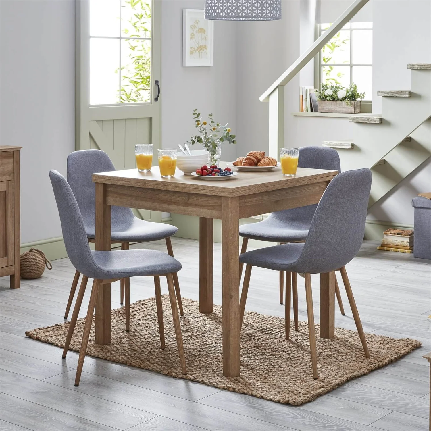 Ludlow Upholstered Dining Chair - Set Of 2 - Grey - Image 3