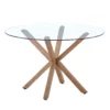 Ludlow Round Glass Dining Table