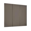 Classic 3 Door Sliding Wardrobe Kit Stone Grey Panel (W)1760 X (H)2260mm