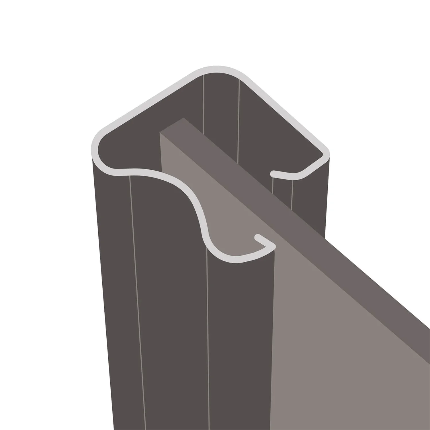 Classic 3 Door Sliding Wardrobe Kit Dove Grey Panel (W)2672 X (H)2260mm - Image 3