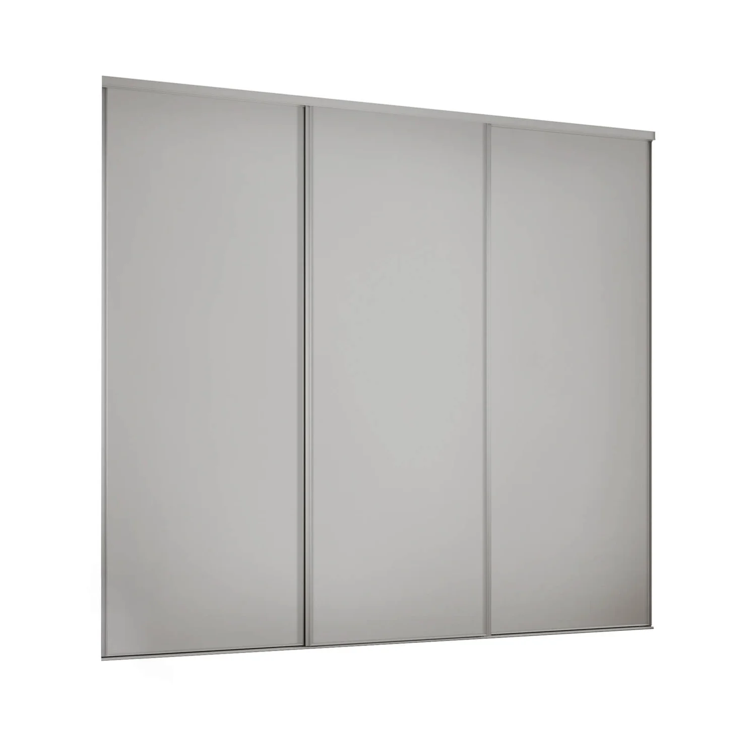 Classic 3 Door Sliding Wardrobe Kit Dove Grey Panel (W)2216 X (H)2260mm