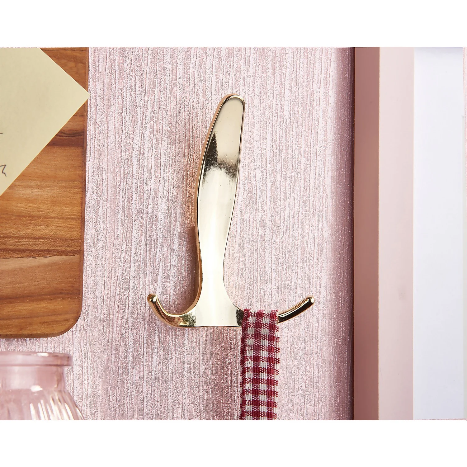 Tri Hook - Brushed Brass - Image 3