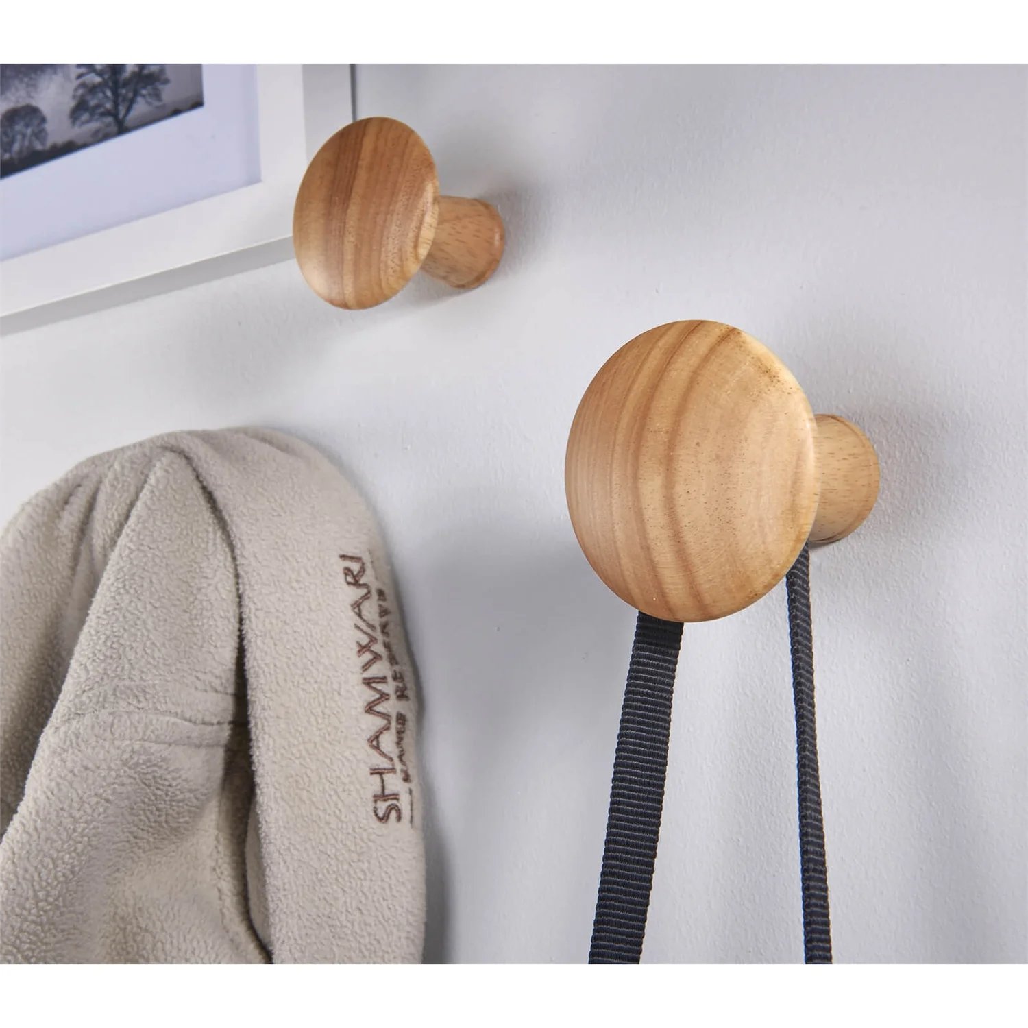 Wood Dots Hook Set - Oak Effect - Image 2