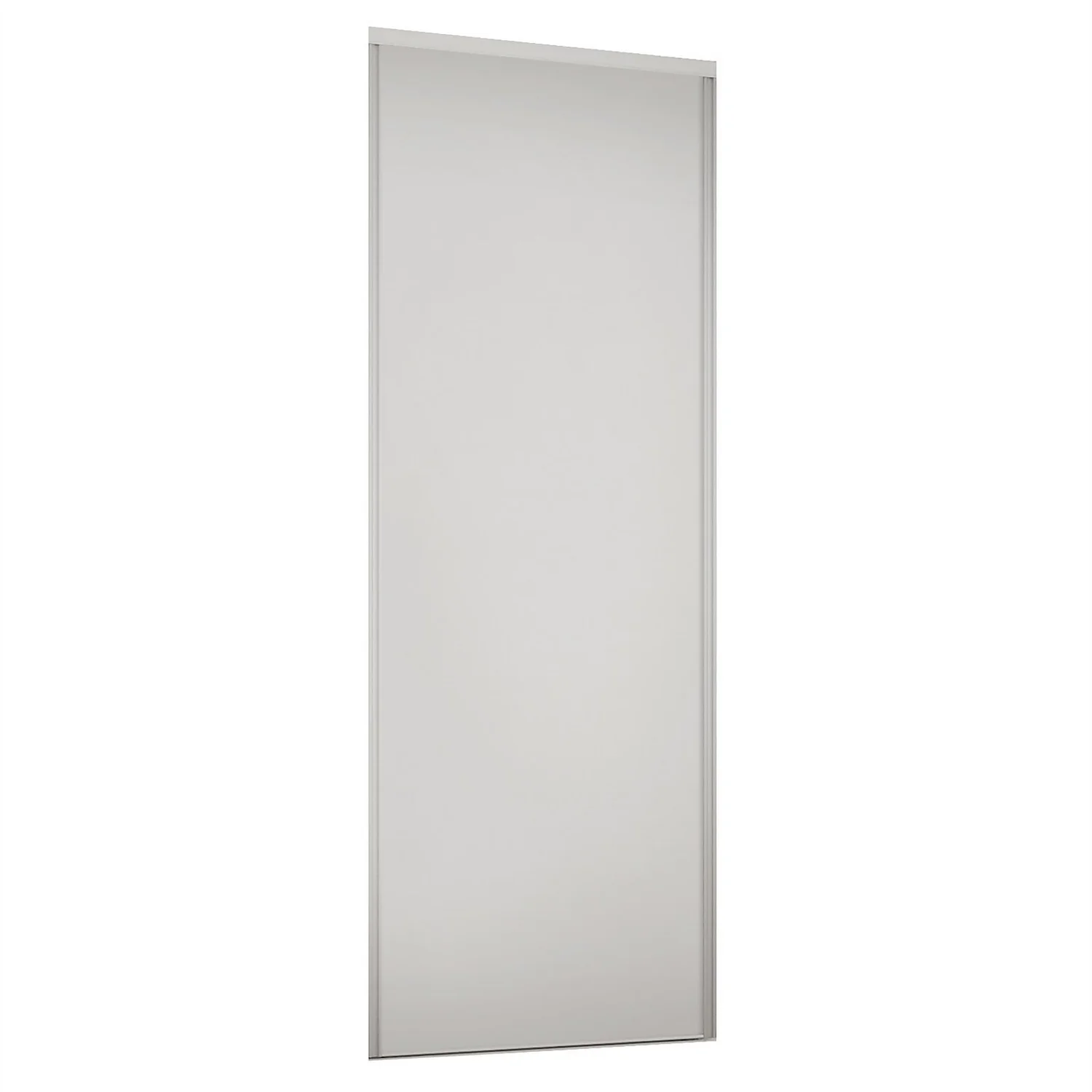 Classic Sliding Wardrobe Door White Panel With White Frame (W)762mm