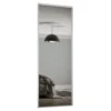 Classic Sliding Wardrobe Door Mirror With White Frame (W)914mm