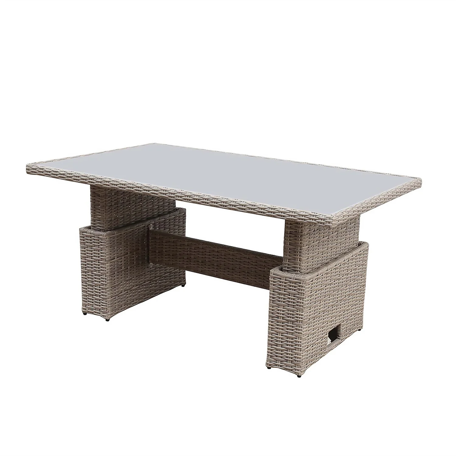 Mortimer Grey Rattan Garden Corner Sofa Set - Image 10