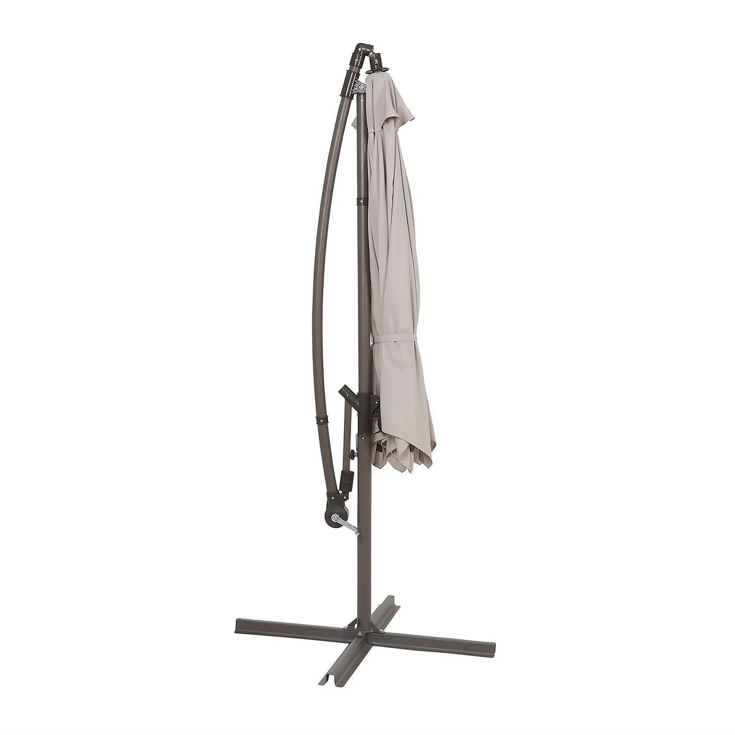 3m Overhanging Parasol - Natural - Image 2