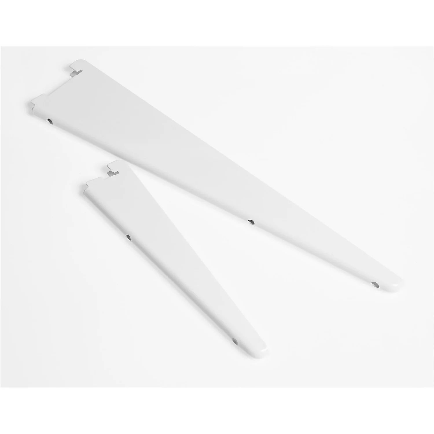 Anti-bacterial Twin Slot Shelving Kit - 1219mm White Twinslot And 320mm Brackets - White - Image 2