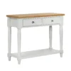 Westcott Oak Painted Console Table