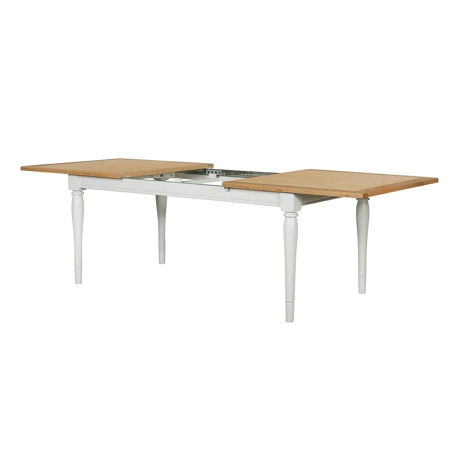 Westcott Oak Painted 6-8 Seat Extending Dining Table - Image 3