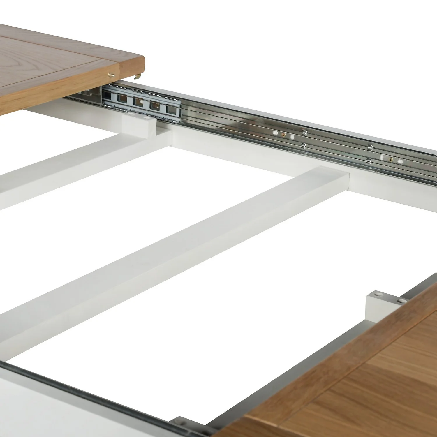 Westcott Oak Painted 6-8 Seat Extending Dining Table - Image 8