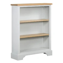 Westcott Oak Painted Low Open Bookcase