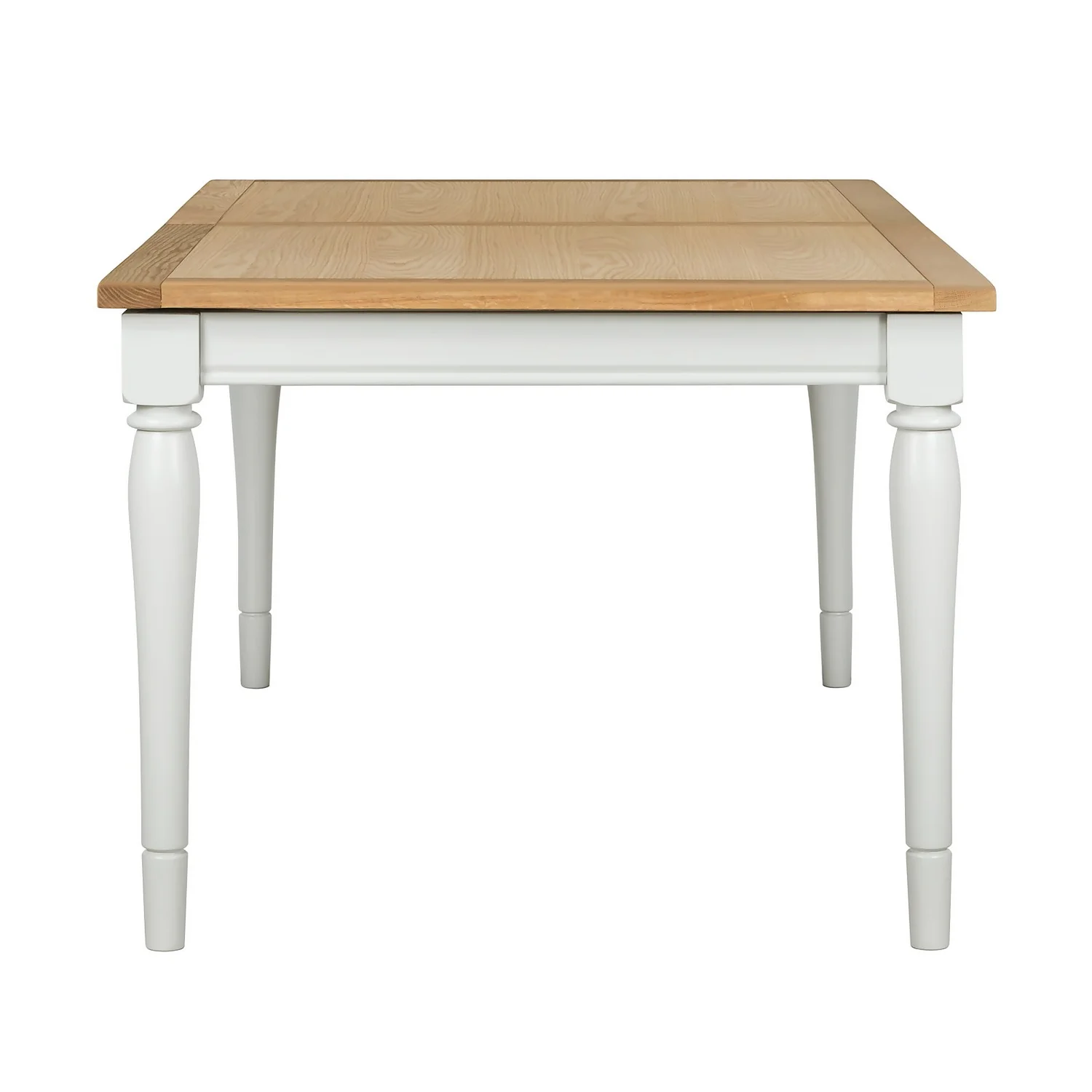 Westcott Oak Painted 8-10 Seat Extending Dining Table - Image 5
