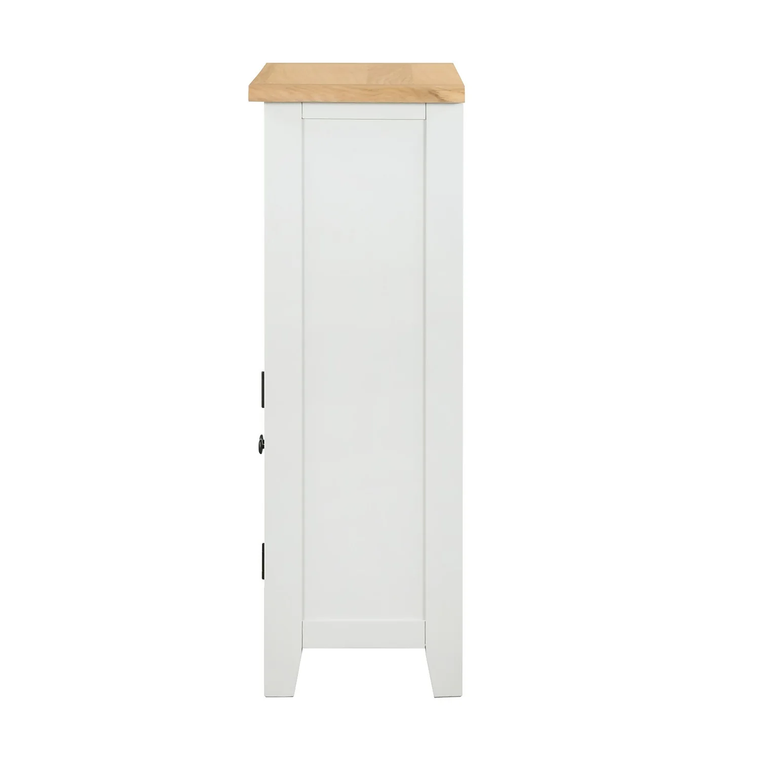 Ashstead Shoe Cupboard - Oak & Ivory - Image 5