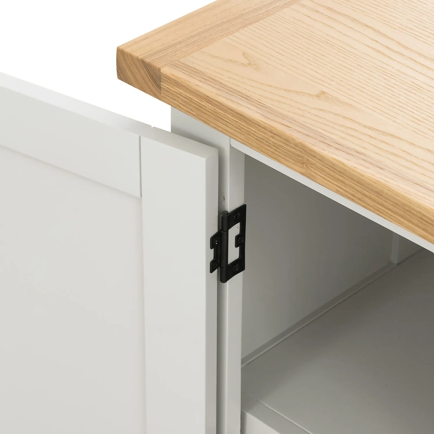 Ashstead Small Sideboard - Oak & Ivory - Image 8