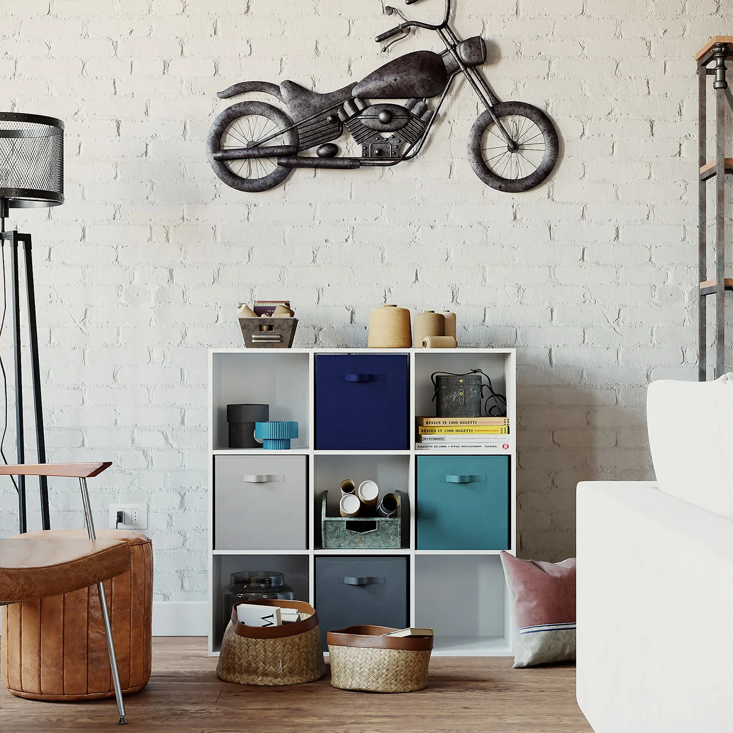 Living Elements Compact Cube Fabric Insert - Navy - Image 2