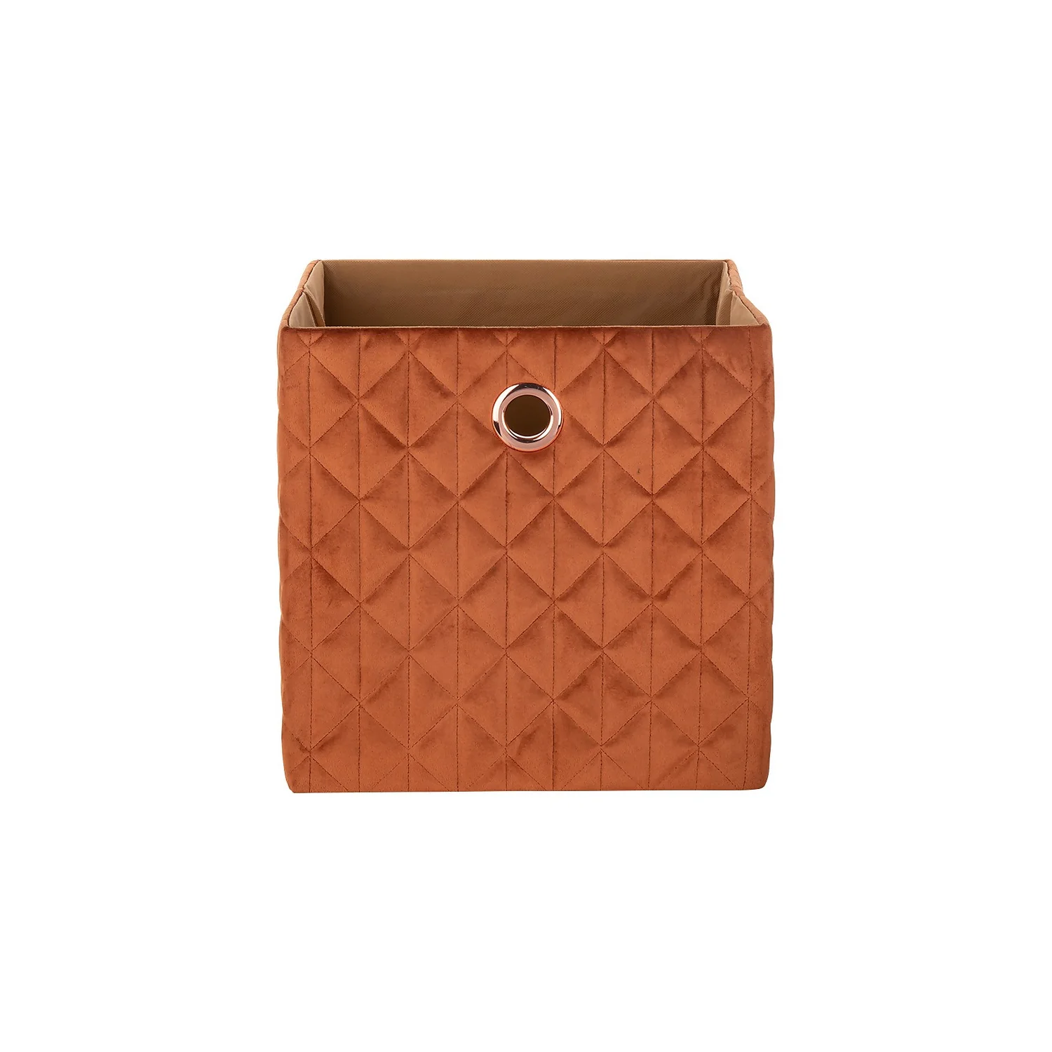 Clever Cube Quilted Velvet Insert - Rust - Image 3