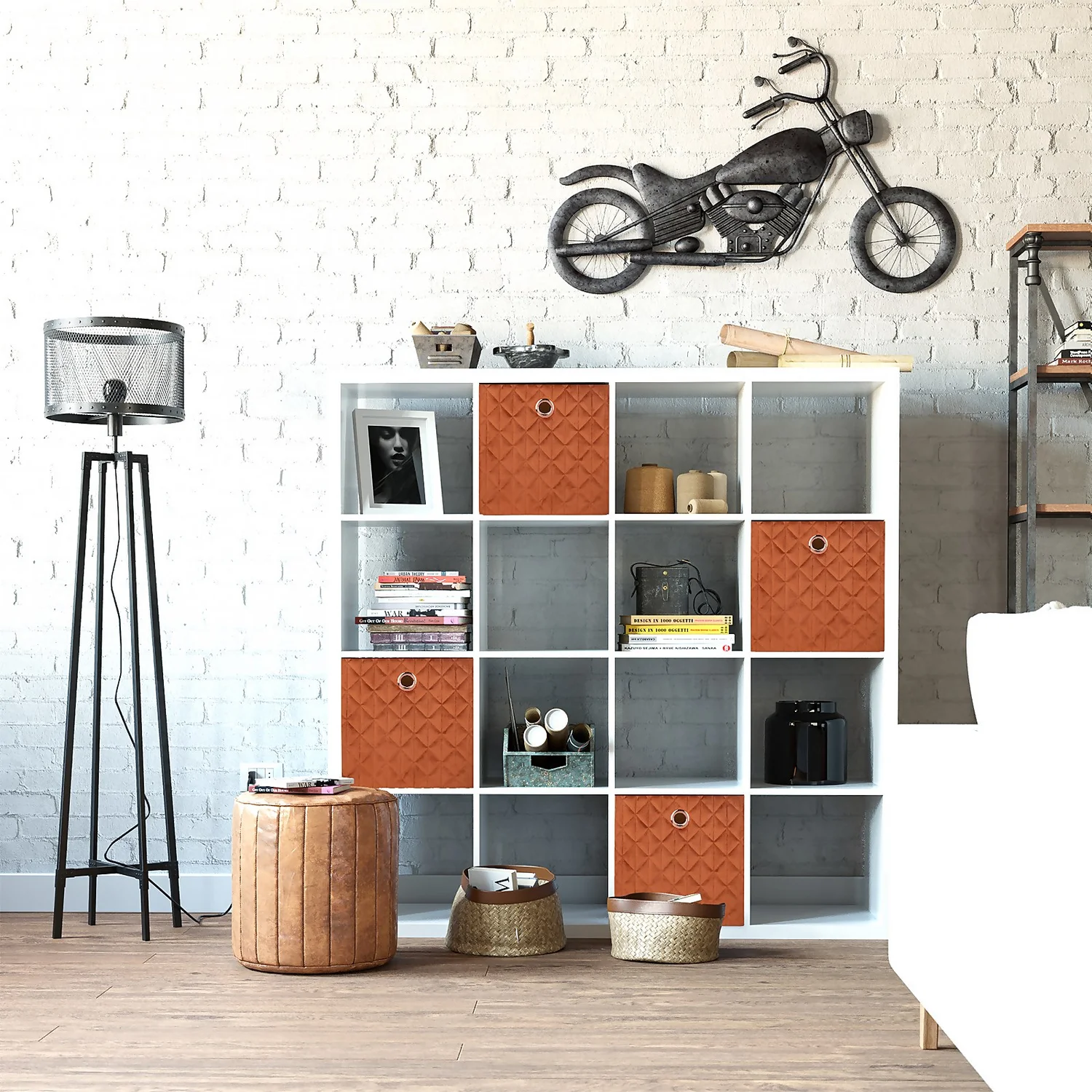 Clever Cube Quilted Velvet Insert - Rust - Image 2