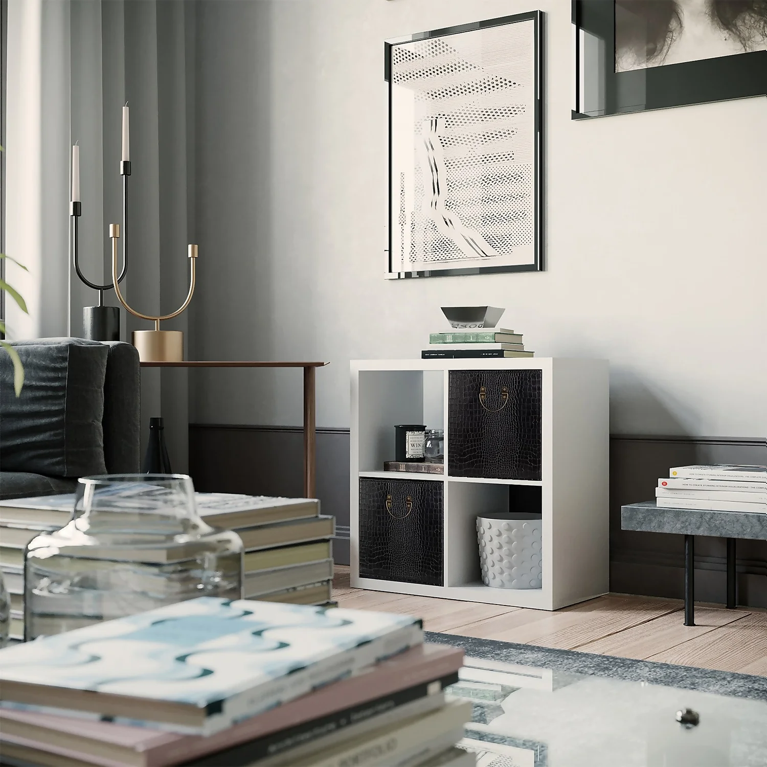 Clever Cube Mock Croc Insert - Black - Image 2