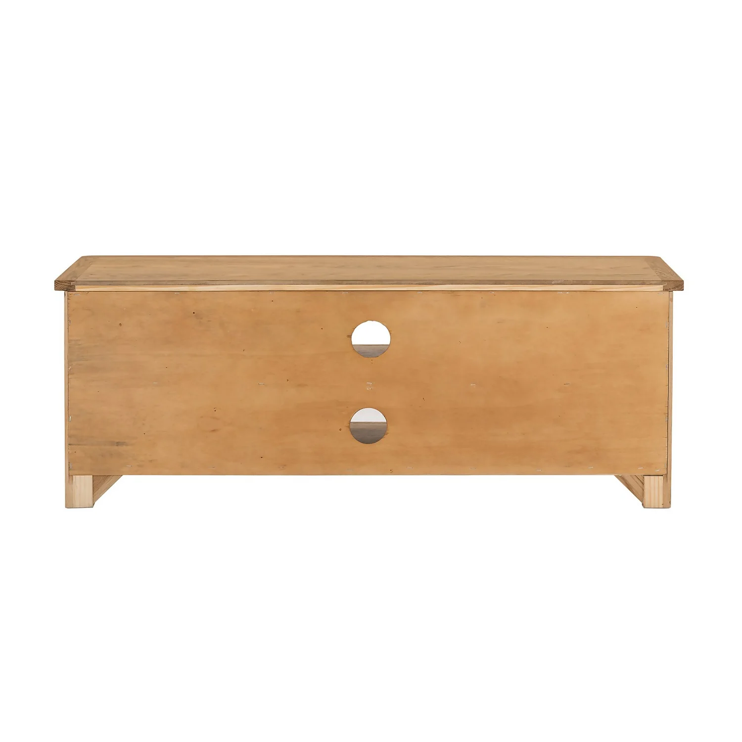 Norbury Wide TV Stand - Oak - Image 5