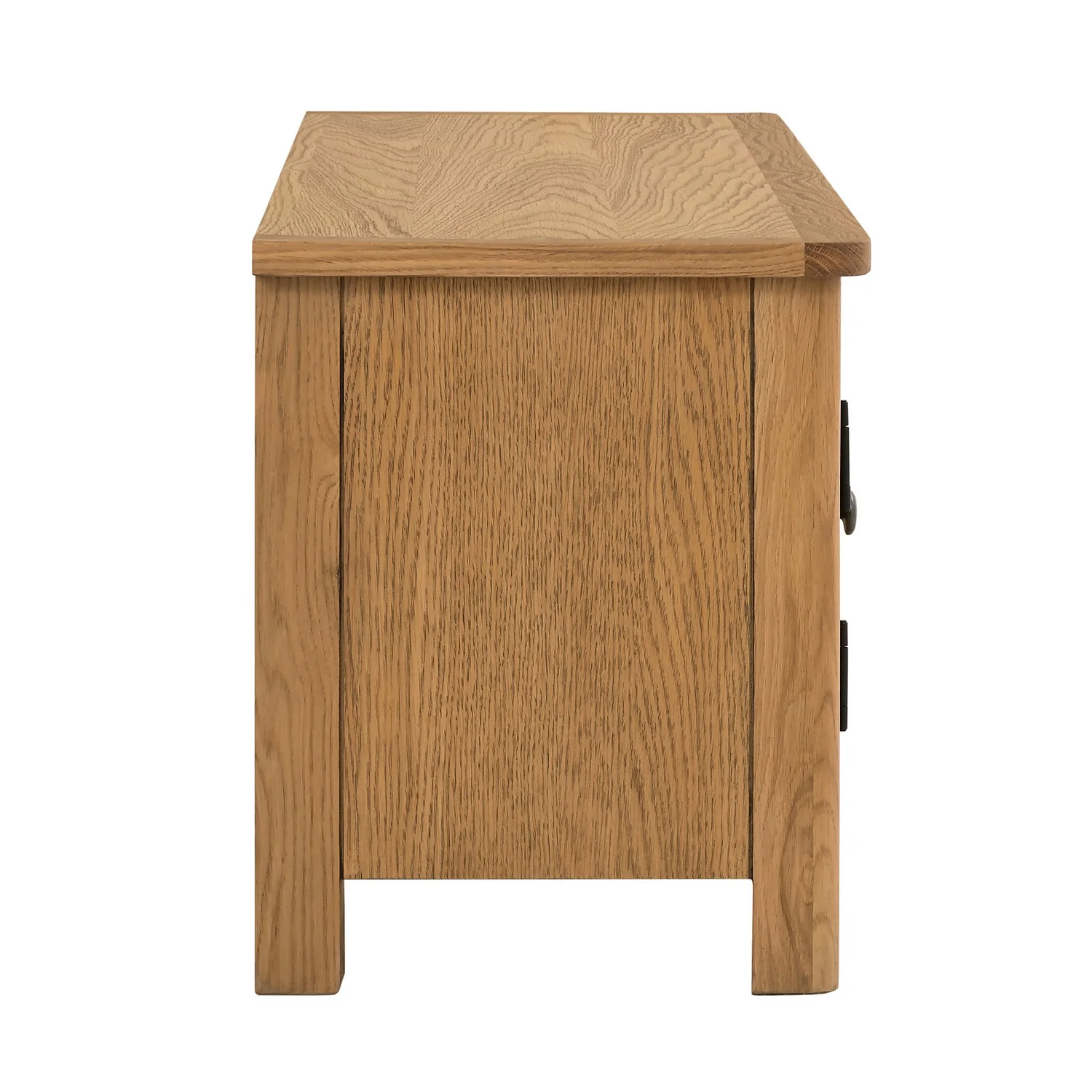 Norbury Wide TV Stand - Oak - Image 4