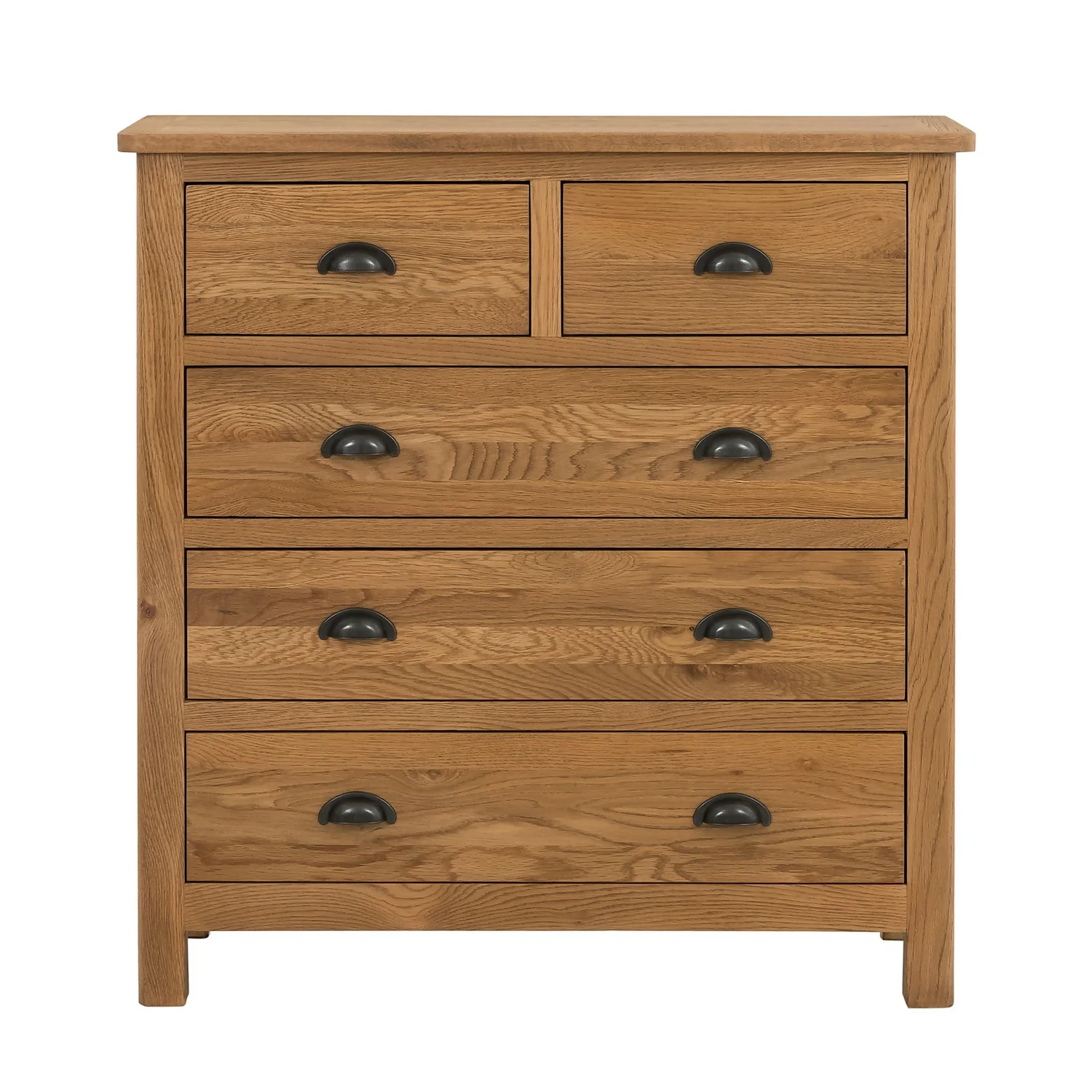 Norbury 5 Drawer Chest - Oak - Image 4