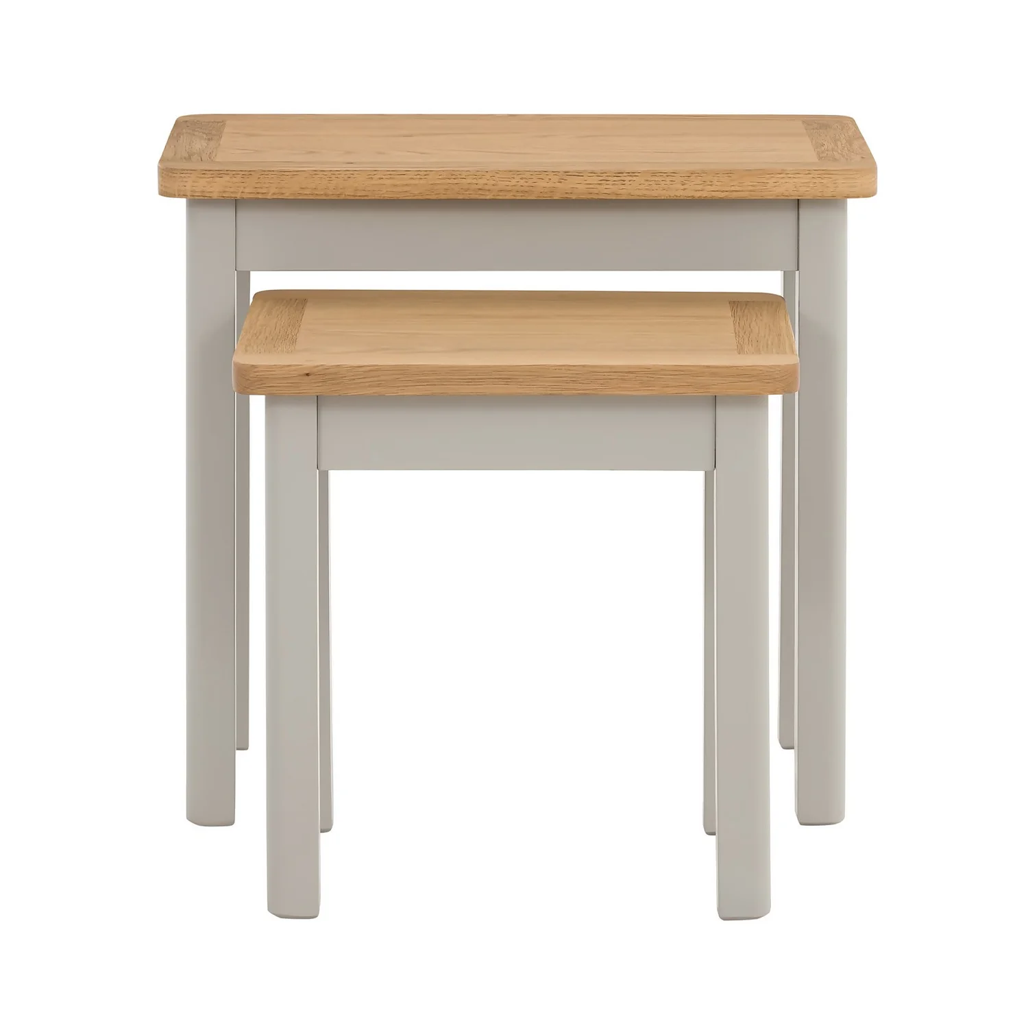 Norbury Nest Of 2 Tables - Grey - Image 3