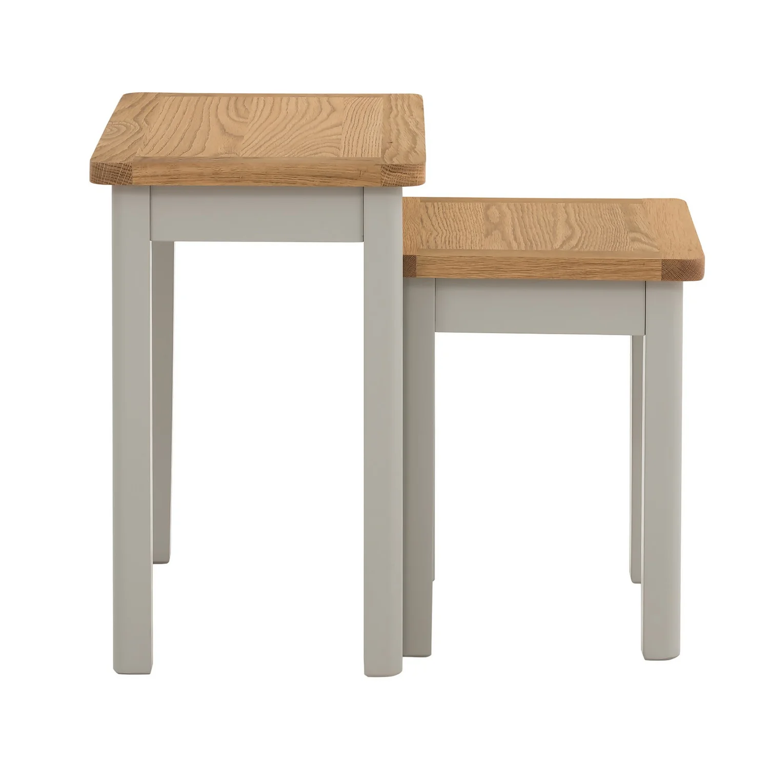 Norbury Nest Of 2 Tables - Grey - Image 2