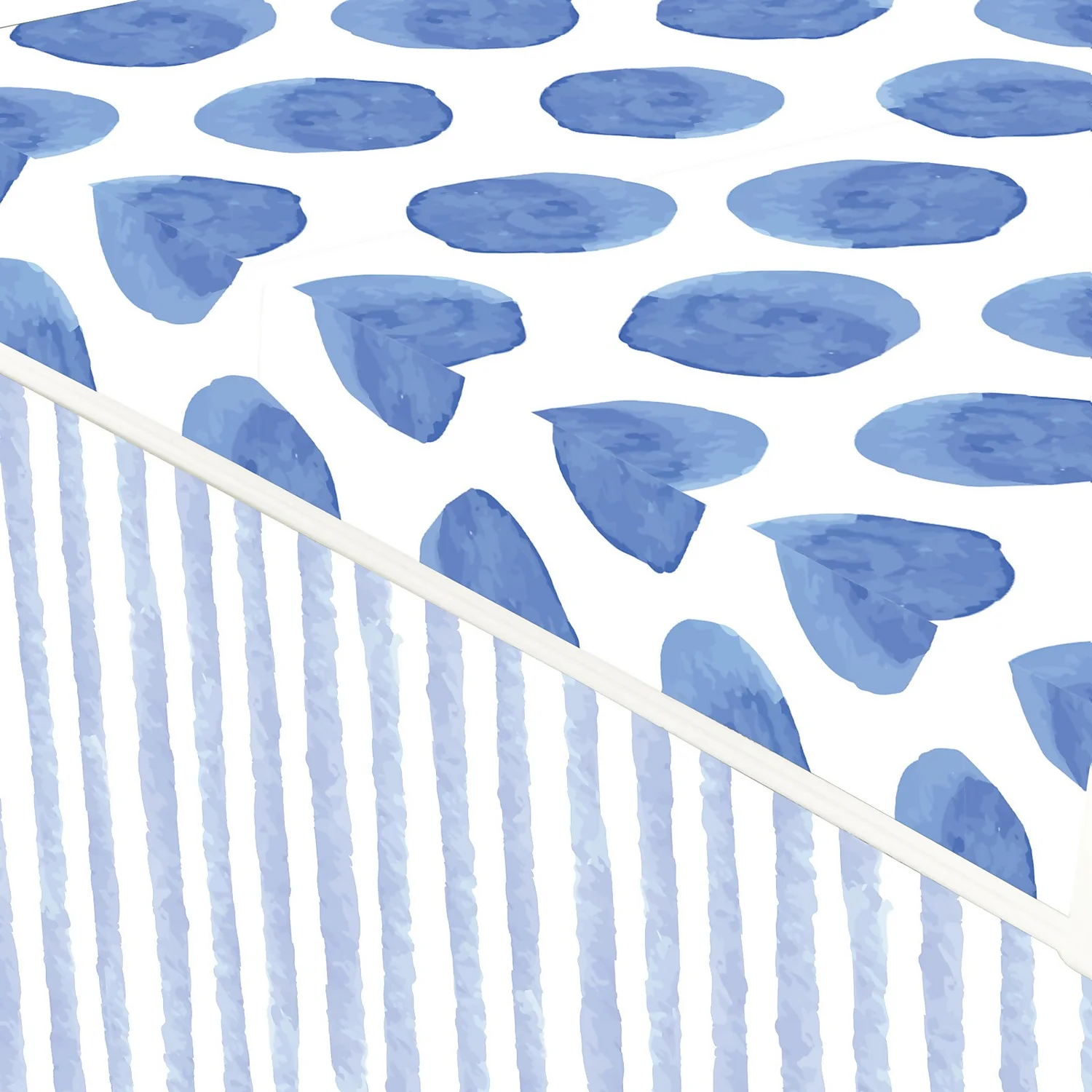 Curver Stockholm Coastal Deco Storage Box - Blue & White - 22L - Image 4