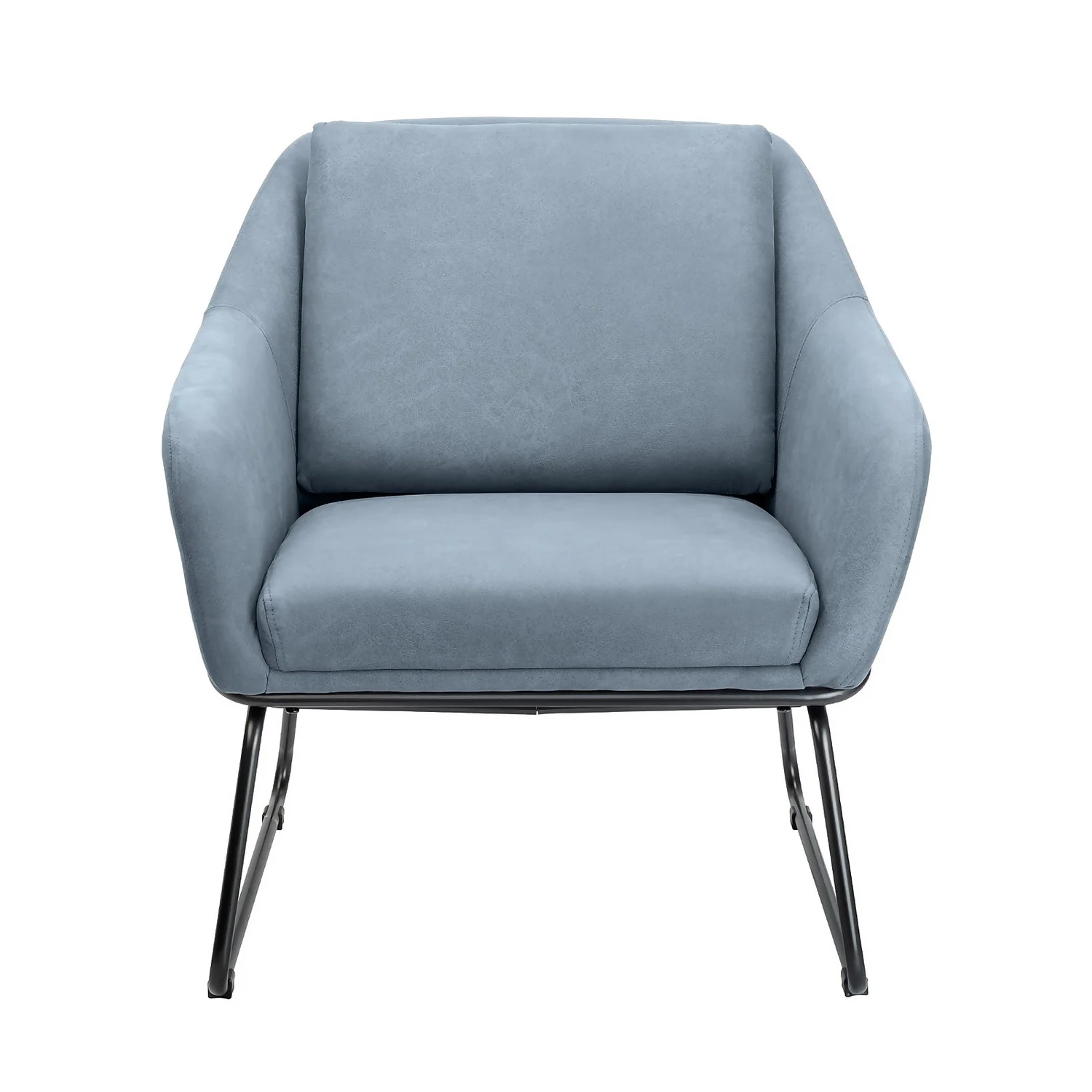 Evelyn Metal Frame Chair - Denim Blue - Image 3