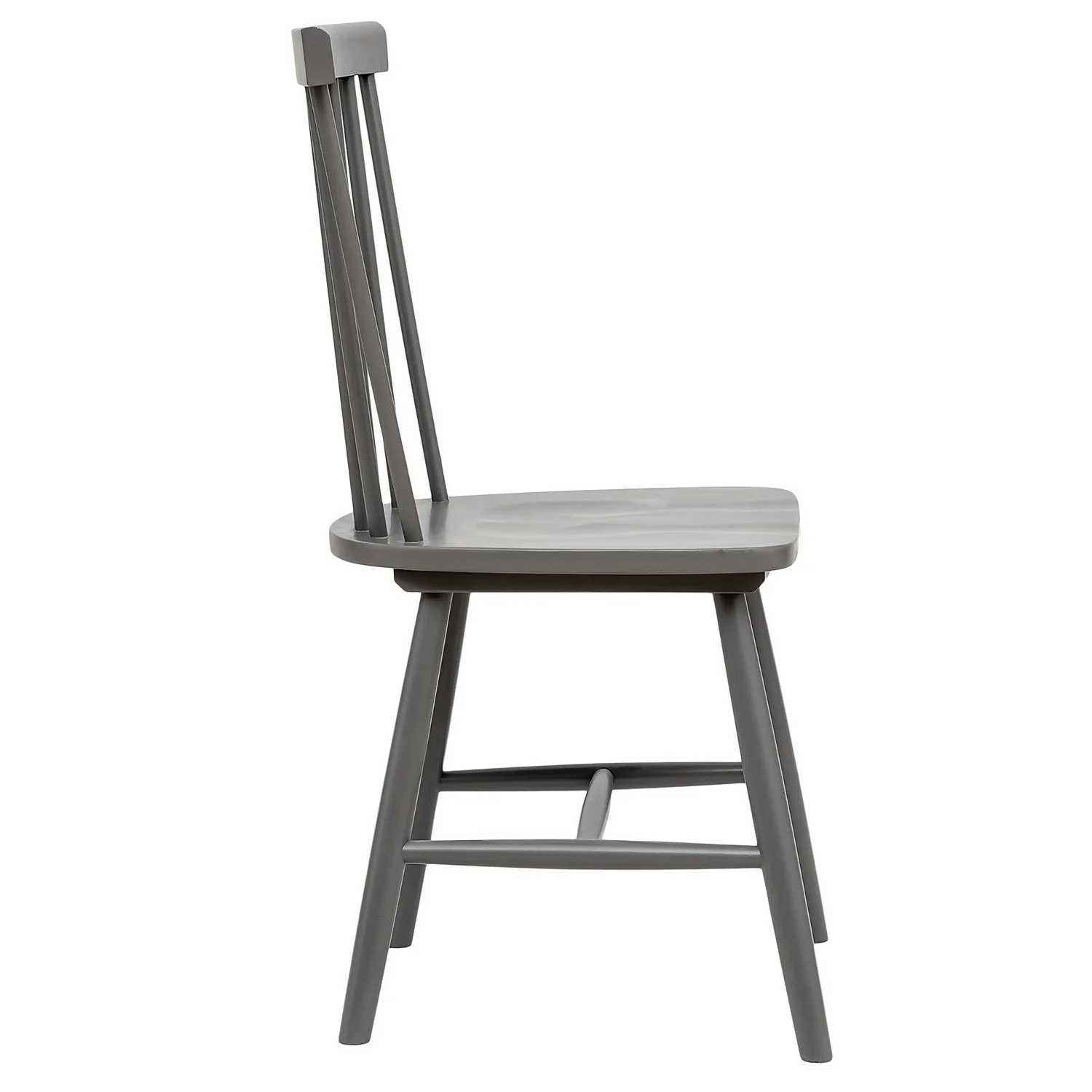 The Spindle Chair - Set Of 2 - Charcoal - Image 5