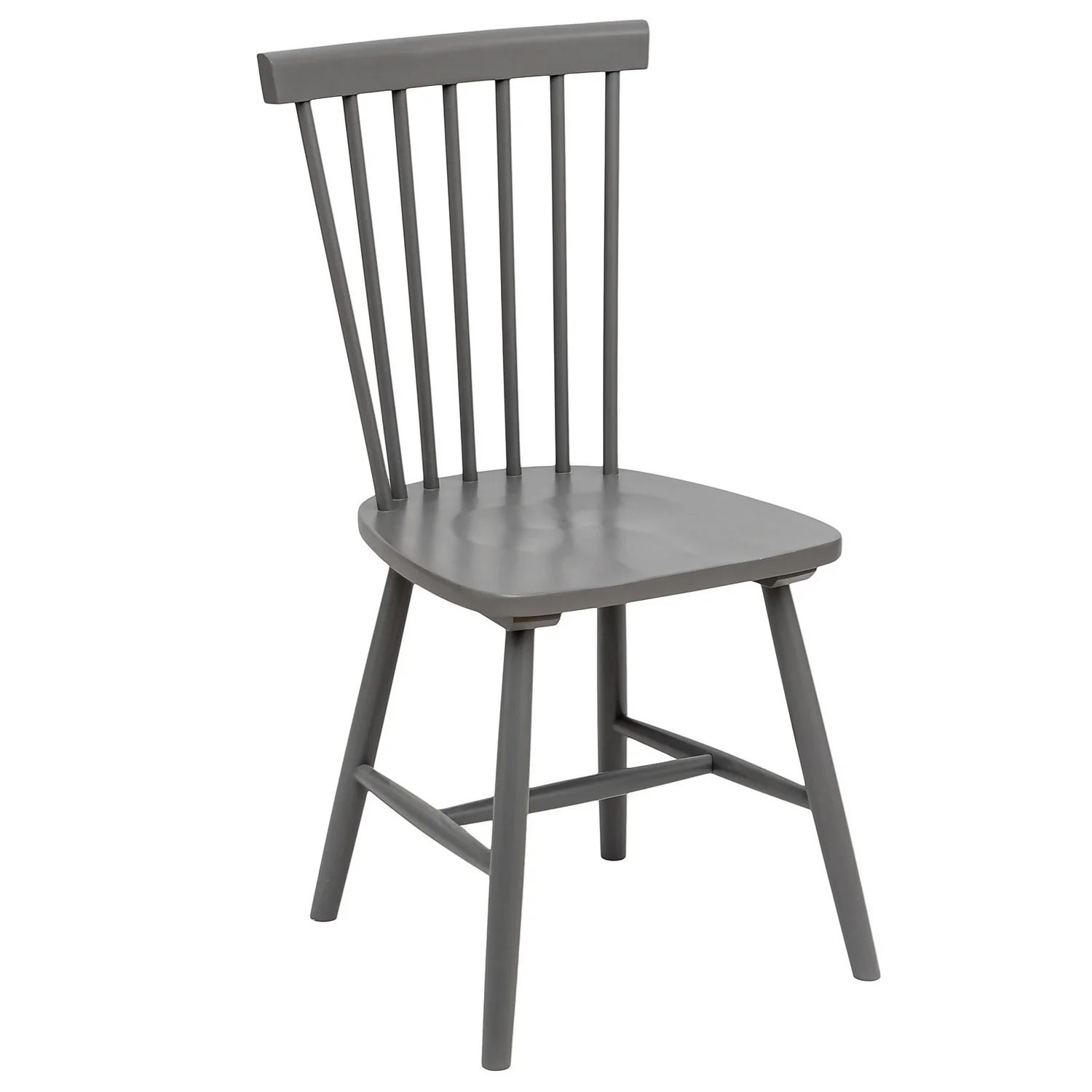 The Spindle Chair - Set Of 2 - Charcoal - Image 3