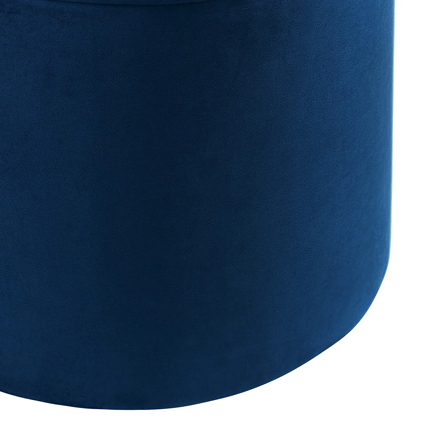 Pippa Round Pouffe - Blue - Image 5