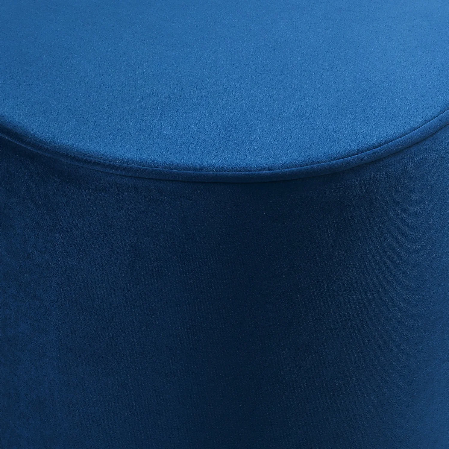 Pippa Round Pouffe - Blue - Image 6